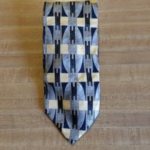 Ferrre Massino Blue & Yellow Tie